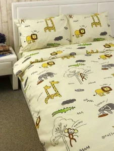 Фото комплект постельного белья руно lion бязь полуторный (1.114г_lion)