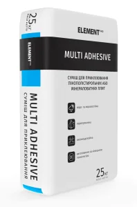 Клей для приклеивания и армирования ППС и МВ ELEMENT PRO MULTI ADHESIVE 25кг