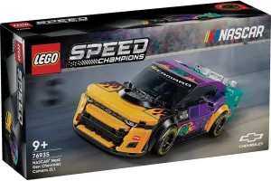 Фото конструктор lego speed ​​champions nascar next gen chevrolet camaro zl1 328 деталей (76935)