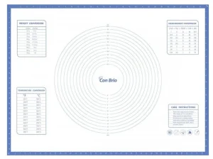 Килимок силіконовий Con Brio прямокутний 60x80см (680-CB индіго)