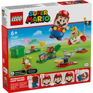 Фото конструктор lego super mario приключения с интерактивным lego марио 218 деталей (71439)