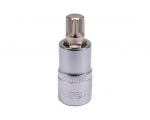 Головка торцева з бітою YATO SPLINE 1/2" M12 55мм (YT-04344)