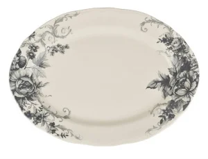 Блюдо Claytan Ceramics Вінтажні квіти 36см (910-110)