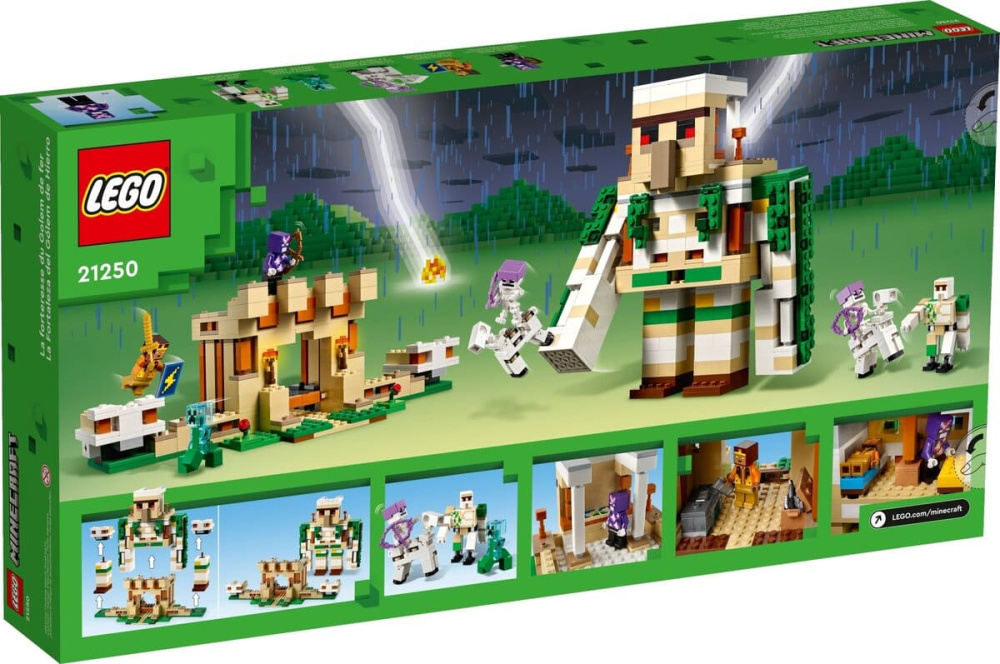 Конструктор Lego Minecraft Фортеця Залізний голем 868 деталей (21250)