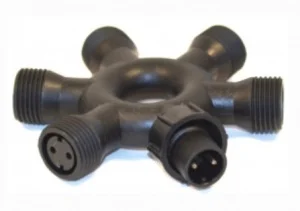 Конектор для гірлянд Delux Connector IP44 на 6 виходів (10107983)