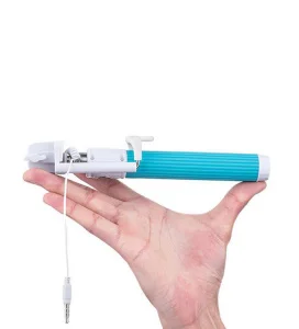 Селфі-монопод UFT 2G MINI з шнуром light blue