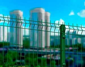 Металева огорожа Загорода Еко RAL6005 1,7x2,5м
