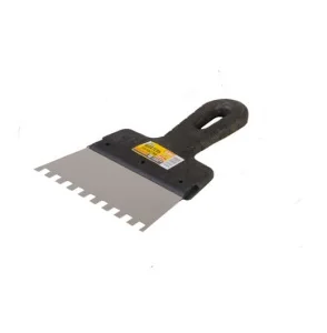 Шпатель зубчастий MASTERTOOL 150х8х8мм (19-6815)