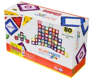 Фото конструктор магнитный magplayer playmags 80 элементов (pm170)
