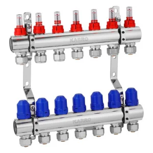 Колектор у зборі Karro на 7 виходів з євроконусами (KR20160/6)