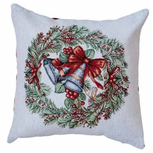 Подушка гобеленова Прованс Carousel Дзвіночки 45x45см (041948)