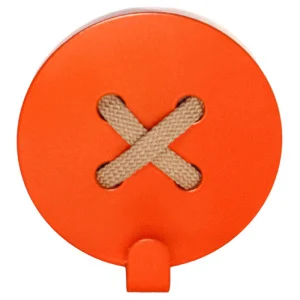 Вішалка настінна Glozis Button Orange (H-025)