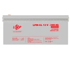 Акумулятор LogicPower гелевий LPM-GL 12V 200Ah (4156)