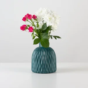 Ваза декоративна MVM DH-FLOWERS-09 110х45х150мм блюмарин (DH-FLOWERS-09 MARINE BLUE)