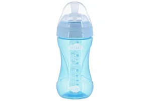Фото бутылка для кормления антиколиковая nuvita nv6032 mimic cool 3м+ 250мл (nv6032sky)