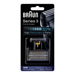 Фото аксессуар для бритв braun блок+сетка series 3 30b