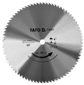 Диск пиляльний по дереву Yato 500x32 80 зубців (YT-60872)