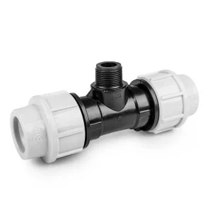 Трійник для труб BRADAS PE PN16 25мм 1" (DSRA16T25M1)