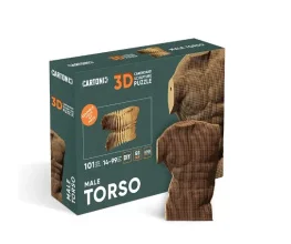 Фото картонный конструктор cartonic 3d puzzle torso m