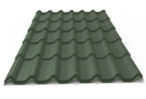 Металочерепиця PE Китай 0,45 Арсенал 15 RAL 6020