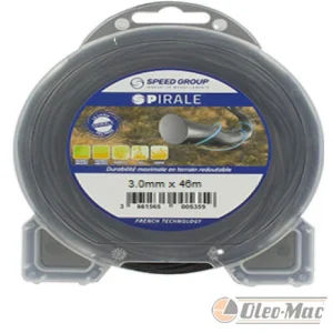 Леска для триммера Oleo-Mac SPirale Black 3мм 46м (SPIRALE-L)