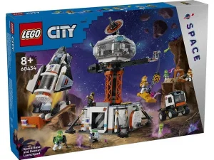 Конструктор Lego City Космічна база й стартовий майданчик для ракети 1422 деталі (60434)