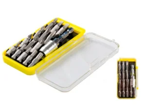 Насадки викрутки MasterTool з тримачем, 15 штук (40-0382)