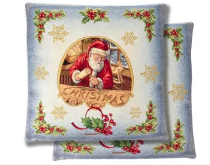 Наволочка новорічна Lefard Home Textile Hamlet з люрексом 45х45см (716-158)