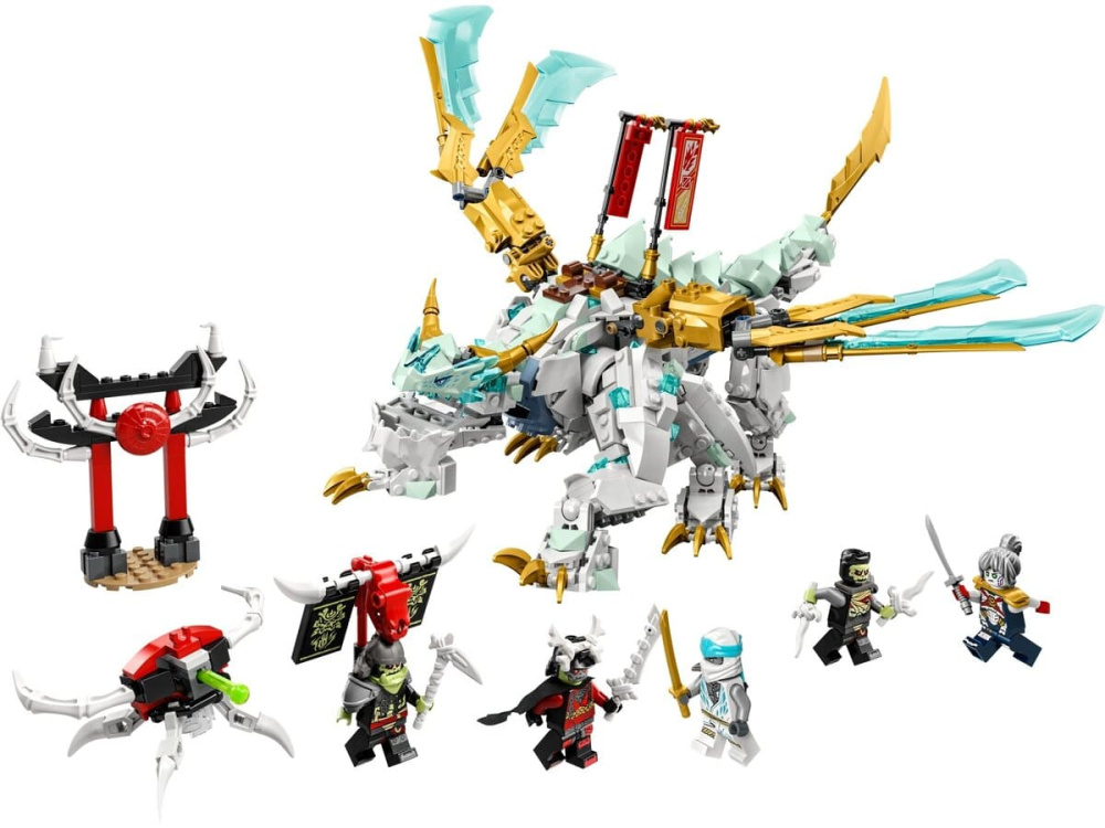 Конструктор Lego Ninjago Істота Крижаний Дракон Зейна 973 деталі (71786)