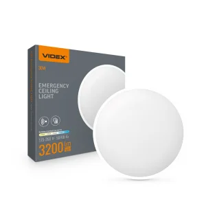 Фото светильник аварийный videx накладной с датчиком движения vl-clr-em300-2