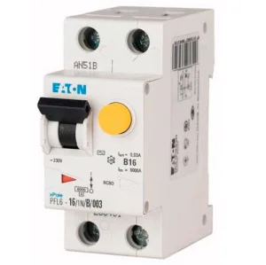 Диференціальний автоматичний вимикач Eaton PFL6-16/1N/C/003 (286467)