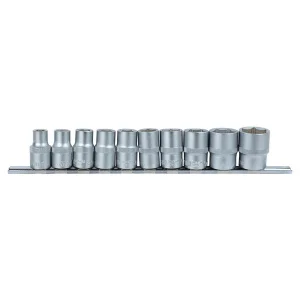 Набір головок торцевих Sigma 1/2" на планці 10шт (6003681)