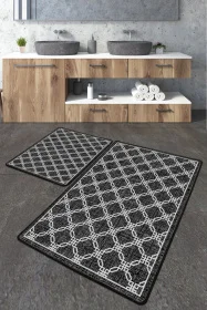 Фото набор ковриков для ванной chilai home chain banyo halisi djt 60x100+50x60см (ch_110024101)