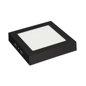 Світильник накладний Horoz Electric ARINA-12 12W 6400K 840Lm 159мм чорний квадратний (016-026-0012-050)