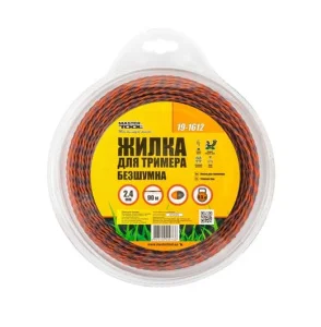Жилка для тріммера MasterTool SPIRAL безшумна 2,40ммх90м (19-1612)