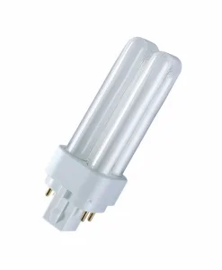 Фото энергосберегающая лампа osram dulux d/e 26w/840 g24q-3 (10032571)
