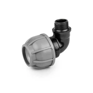Колено для труб BRADAS PE PN10 25мм 1"(DSRA10K25M1)