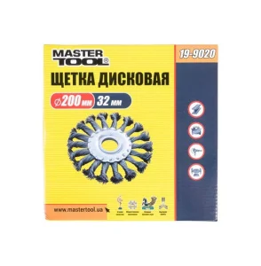 Щітка дискова Mastertool 200x22,2мм (19-9020)