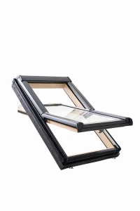 Вікно мансардне Roto Designo R45 09/14 94x140см WD дерево