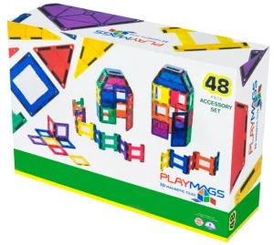 Фото конструктор магнитный magplayer playmags 48 элементов (pm161)
