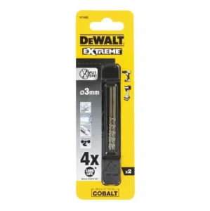 Свердло по металу DeWALT EXTREME INDUSTRIAL COBALT HSS-CO 3x33x61мм 2шт (DT4902)