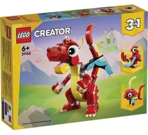 Фото конструктор lego creator красный дракон 149 деталей (31145)