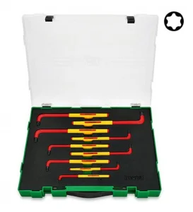 Набір ключів Torx Toptul діелектричних 9шт (GZC0911)