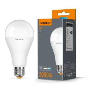 Лампа VIDEX A65e 20W E27 4100K (VL-A65e-20274)