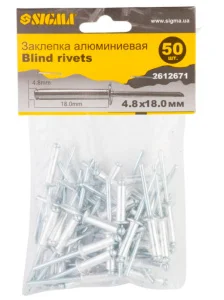 Заклепки алюминиевые Sigma Standart 4,8x18мм 50шт (2612671)
