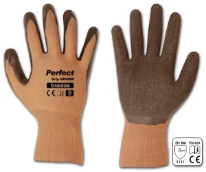 Рукавички захисні Bradas Perfect Grip Brown латекс розмір 10 (RWPGBR10)
