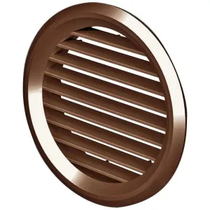 Решетка для вентиляции Vents МВ 50/2 бВ коричневая