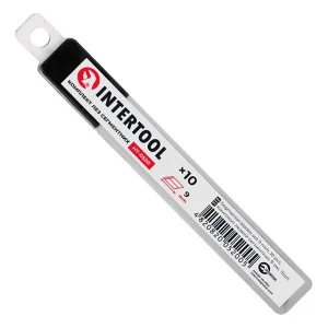 Набір лез сегментних Intertool 9мм 10шт (HT-0520)