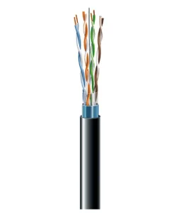 Кабель ЗЗКМ FTP cat5e 4х2х0,51 зовнішній PE 100МГц