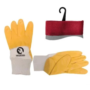 Рукавиці Intertool l латексне покриття 9" (SP-0109)